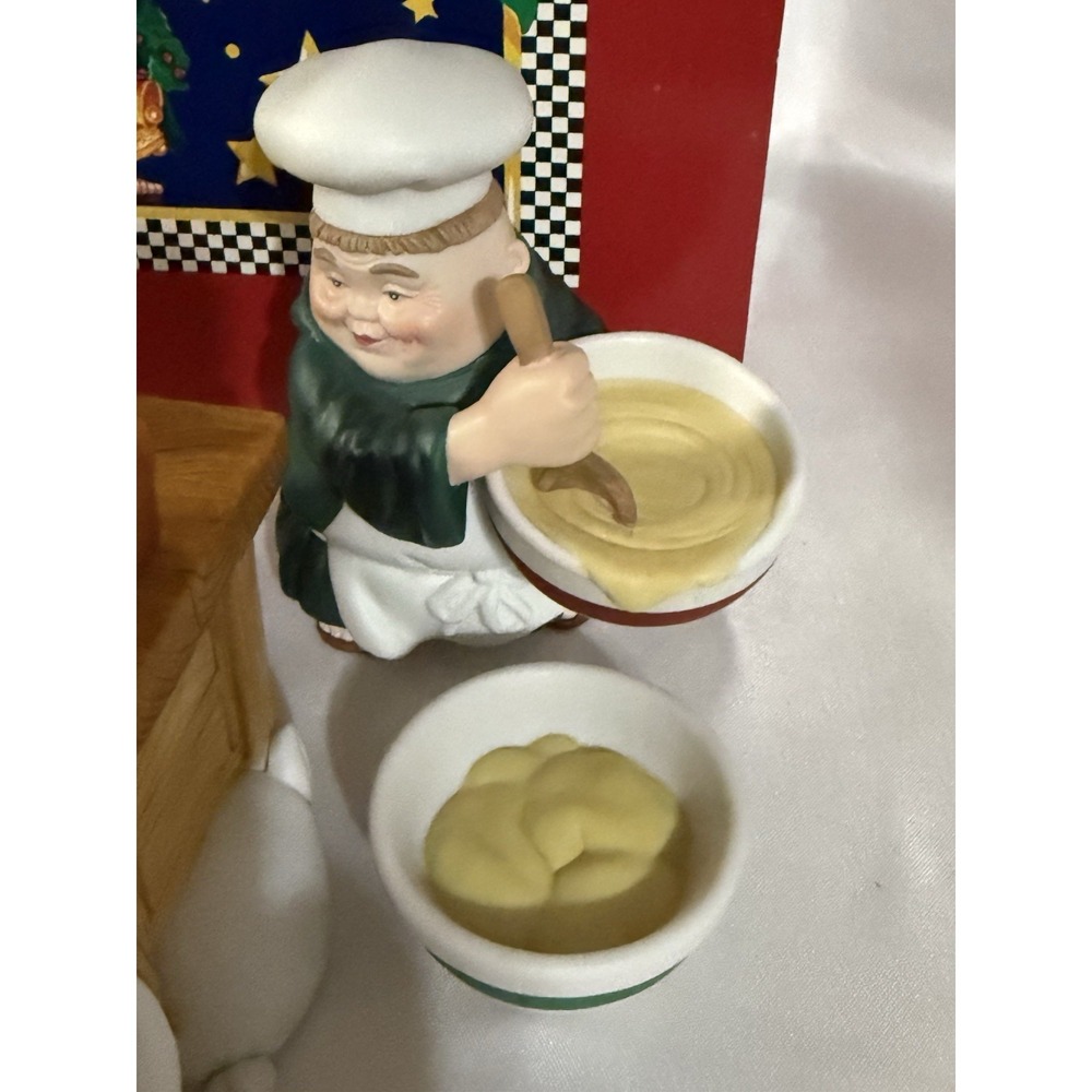Vintage‎ Dept 56 Maxwell the Mixer Porcelain Baking Set #9372-6 Complete Box - Picture 3 of 16
